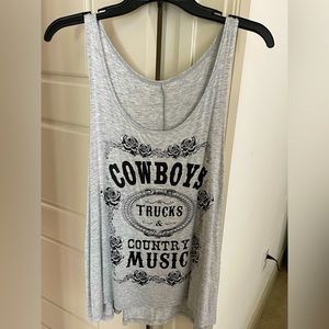 “Cowboys, Trucks & Country Music” tank top